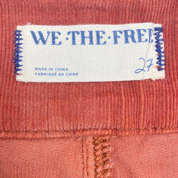 FREE POPLE We the Free Jayden Cord Flare in Brown or Cognac Size 27 - Picture 6 of 9